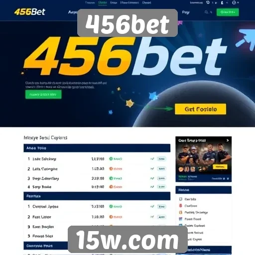 Navegação e usabilidade do site 456bet